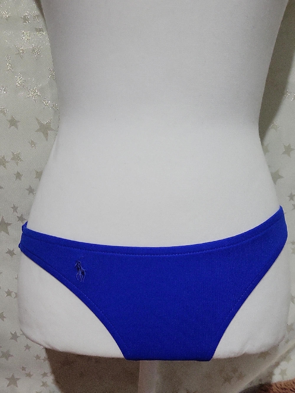 Polo by Ralph Lauren Women's S Blue Bikini Bottom
